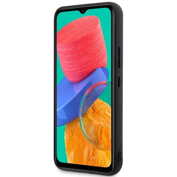 Eredeti előlap tok GUESS GUHCSA54G4GFGR Samsung A54 (4G Metal Gold Logo / szürke)