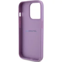   Eredeti előlap GUESS GUHCP15XP4EPMU iPhone 15 PRO MAX (steppelt 4G Classic / világos lila) tok