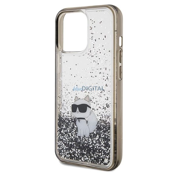 Eredeti előlap KARL LAGERFELD KLHCP13LLKCNSK iPhone 13 Pro (folyékony Glitter C / átlátszó) tok