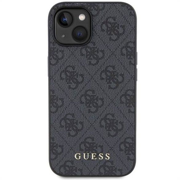 Eredeti előlap GUESS GUHCP15MG4GFGR iPhone 15 PLUS (4G Metal Logo / szürke) tok