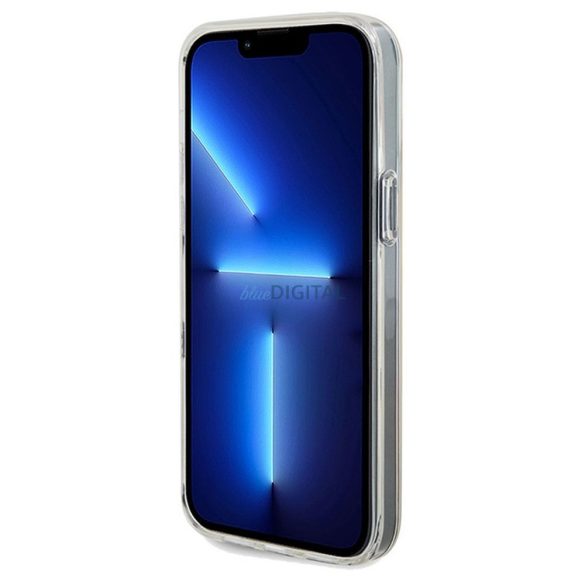 Eredeti előlap GUESS GUHCP13LHDECMI iPhone 13 Pro (IML Faceted Mirror / diszkó irizáló) tok