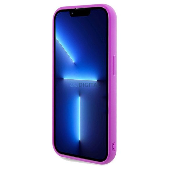 Eredeti előlap GUESS GUHCP14LPMSDGSF iPhone 14 Pro (Disco Script Metal / fuschia) tok