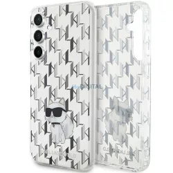   Eredeti előlap tok KARL LAGERFELD KLHCS23FEHNCMKLT Samsung S23 FE (Monogram / transaprent)