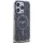 Eredeti tok GUESS GUHMP15XHGCUSTGK iPhone 15 Pro Max (Magsafe / IML GCUBE / fekete)