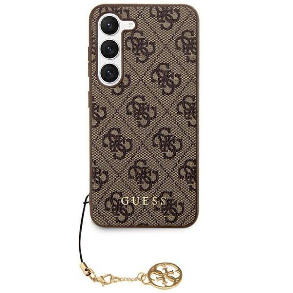 Eredeti tok GUESS GUHCS24SGF4GBR Samsung S24 (4G Charm / barna)