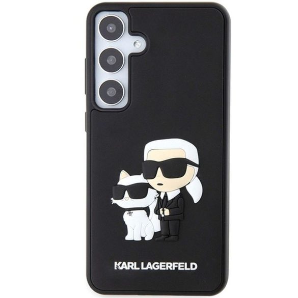 Eredeti tok KARL LAGERFELD KLHCS24S3DRKCNK SASMSUNG S24 (RUBBER KC NFT BLACK) fekete