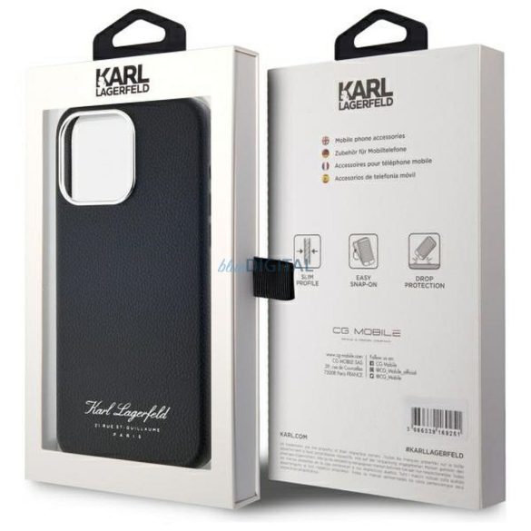 Karl Lagerfeld KLHCP15XPGWCMKHK Hotel RSG tok iPhone 15 Pro Max - fekete