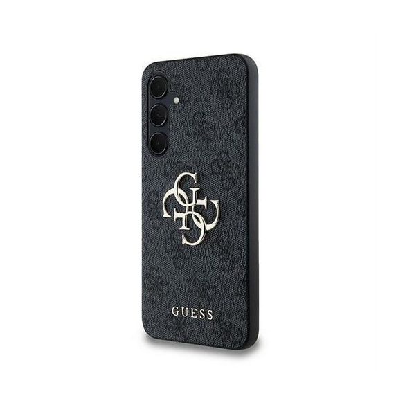 Guess GUHCSA354GMGGR PU Big 4G Metal Logo tok Samsung Galaxy A35 - fekete