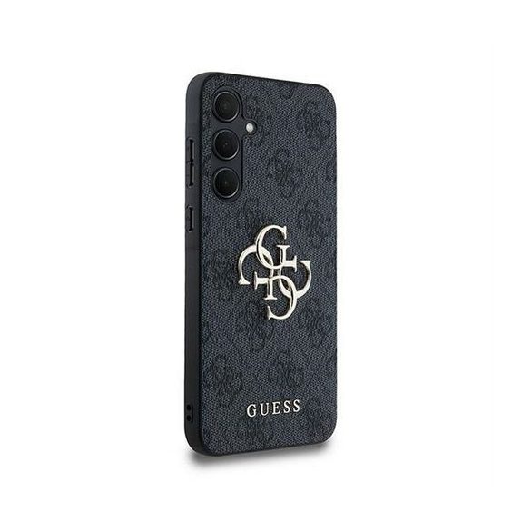 Guess GUHCSA354GMGGR PU Big 4G Metal Logo tok Samsung Galaxy A35 - fekete