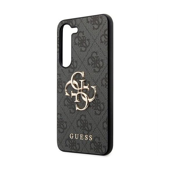 Guess GUHCSA554GMGGR PU Big 4G Metal Logo tok Samsung Galaxy A55 - fekete