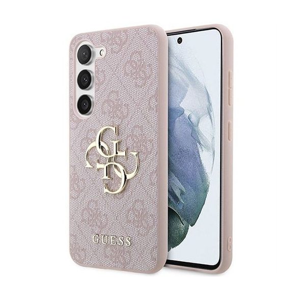 Guess GUHCSA354GMGPI 4G Big Metal Logo tok Samsung Galaxy A35 - rózsaszínű