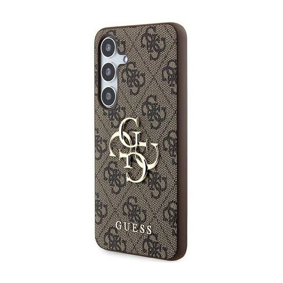 Guess GUHCSA554GMGBR PU Big 4G Metal Logo tok Samsung Galaxy A55 - barna