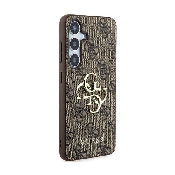 Guess GUHCSA554GMGBR PU Big 4G Metal Logo tok Samsung Galaxy A55 - barna