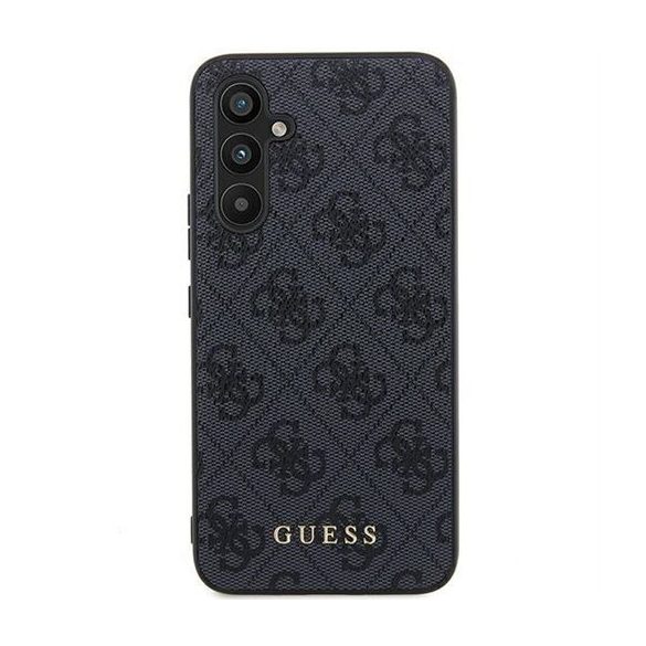 Guess GUOHCSA35G4GFGR PU 4G Classic Metal Logo tok Samsung Galaxy A35 - fekete