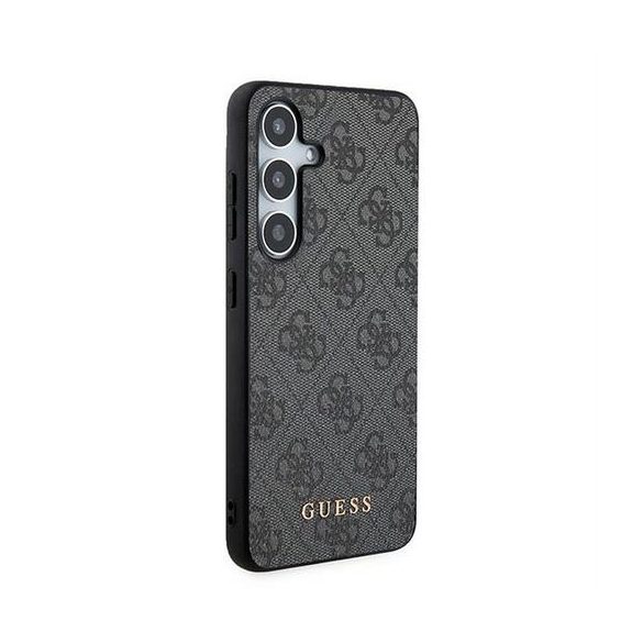 Guess GUOHCSA35G4GFGR PU 4G Classic Metal Logo tok Samsung Galaxy A35 - fekete