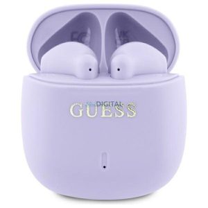 Guess GUTWSJ14ESGU Printed Classic Logo TWS bluetooth vezeték nélküli fülhallgató - lila