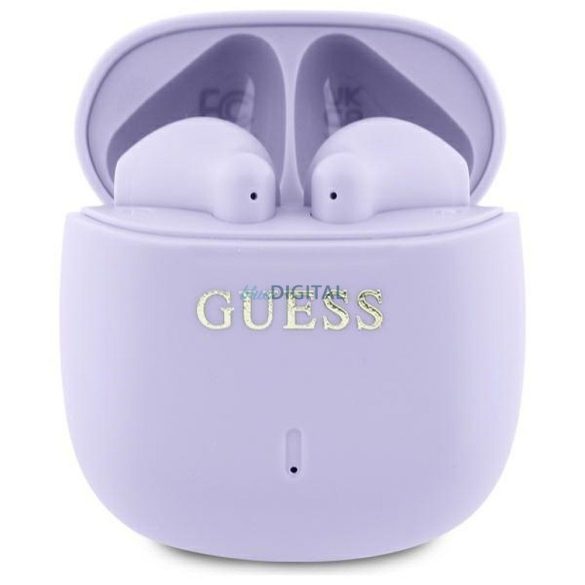 Guess GUTWSJ14ESGU Printed Classic Logo TWS bluetooth vezeték nélküli fülhallgató - lila