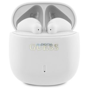 Guess GUTWSJ14ESGH Printed Classic Logo TWS bluetooth vezeték nélküli fülhallgató - fehér