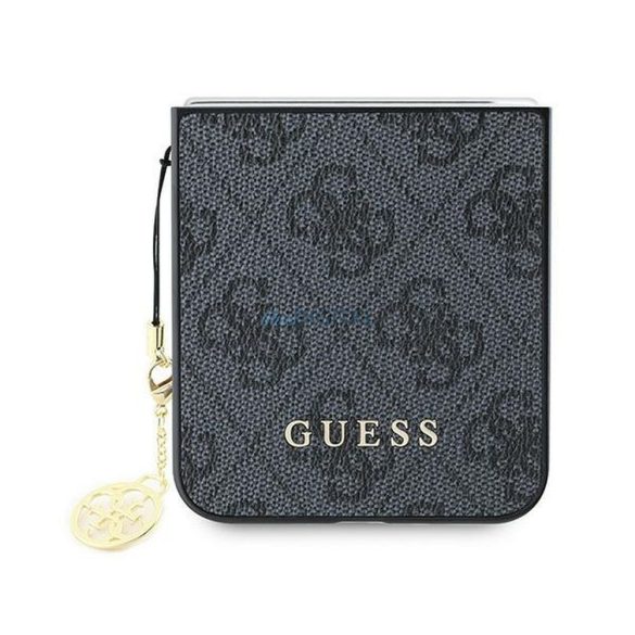 Guess GUHCZF6GF4GGR 4G Charm tok Samsung Galaxy Z Flip6 - fekete