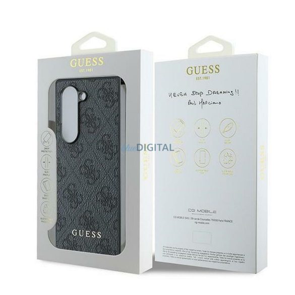 Guess GUHCZFD6GF4GGR 4G Charm tok Samsung Galaxy Z Fold6 - fekete