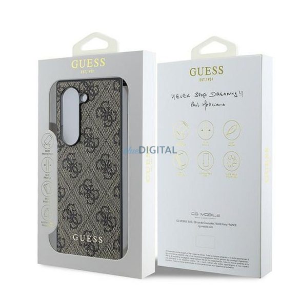 Guess GUHCZFD6GF4GBR 4G Charm tok Samsung Galaxy Z Fold6 - barna