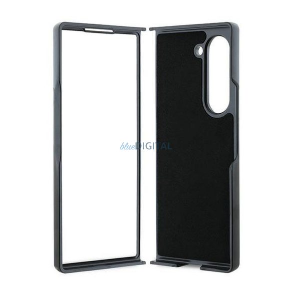 Karl Lagerfeld KLHCZFD6SAPKCNPK Saffiano KC Metal Pin tok Samsung Galaxy Z Fold6 - fekete