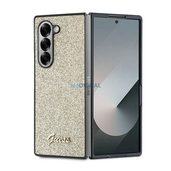 Guess GUHCZFD6HGGSHD 4G Glitter Script tok Samsung Galaxy Z Fold6 - arany színű