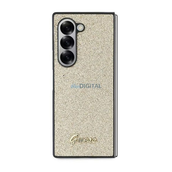 Guess GUHCZFD6HGGSHD 4G Glitter Script tok Samsung Galaxy Z Fold6 - arany színű