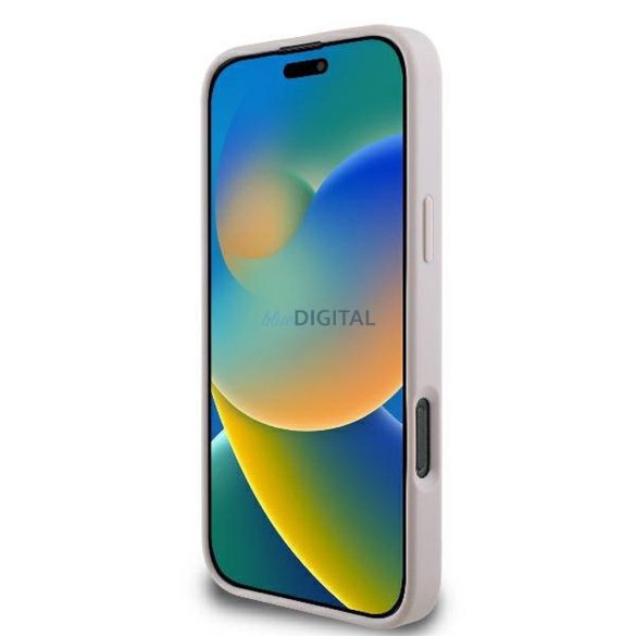 Guess GUHCP16X4GMGPI 4G PU Big Logo tok iPhone 16 Pro Max - rózsaszín