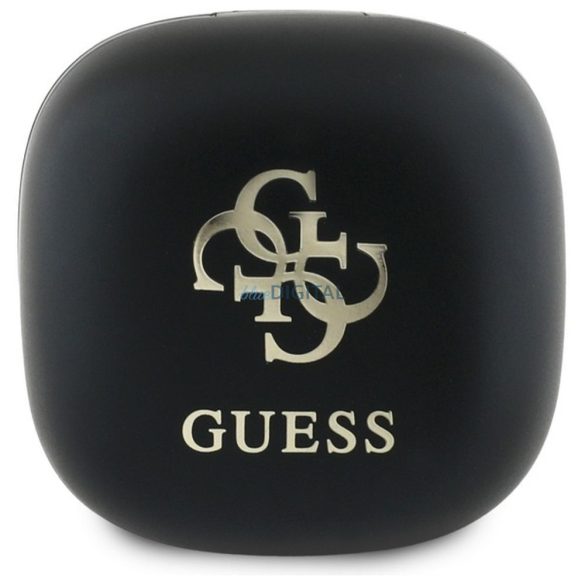 Guess GUTWSJ144ESK Mini Iridescent 4G Printed Logo TWS bluetooth vezeték nélküli fülhallgató - fekete