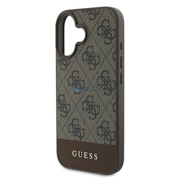 Guess GUHCP16MG4GLBR 4G Bottom Stripe tok iPhone 16 Plus - barna