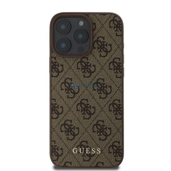 Guess GUHCP16LG4GFBR 4G Classic tok iPhone 16 Pro - barna