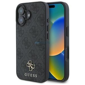 Guess GUHMP16SP4SM4MK 4G Small and Classic MagSafe-kompatibilis tok iPhone 16 - fekete