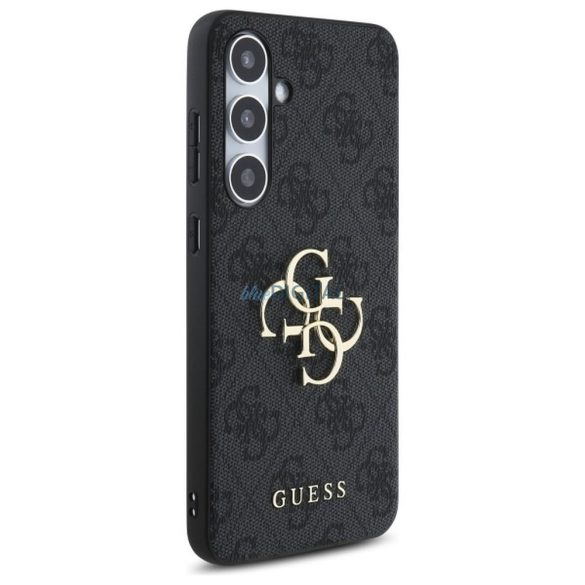 Guess GUHCS24FE4GMGGR 4G Big Metal Logo tok Samsung Galaxy S24 FE - fekete