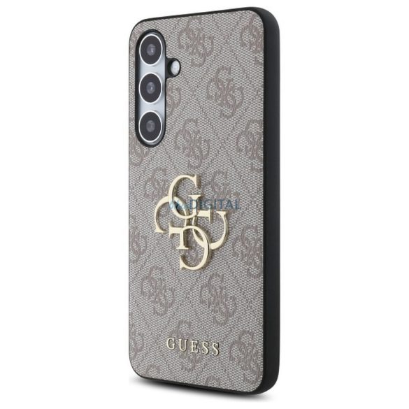 Guess GUHCS24FE4GMGBR 4G Big Metal Logo tok Samsung Galaxy S24 FE - barna