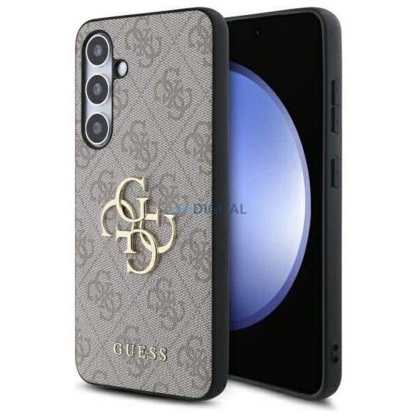 Guess GUHCS24FE4GMGPI 4G Big Metal Logo tok Samsung Galaxy S24 FE - rózsaszín