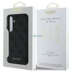   Guess GUHCS24FEG4GFGR 4G Metal Logo tok Samsung Galaxy S24 FE - fekete