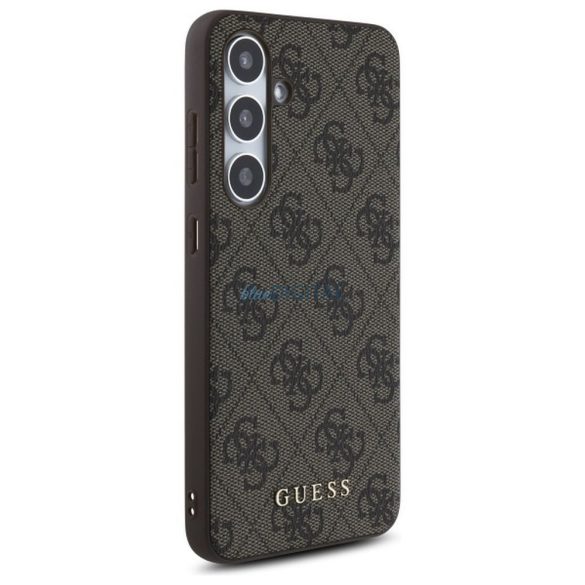 Guess GUHCS24FEG4GFBR 4G Metal Logo tok Samsung Galaxy S24 FE - barna