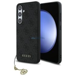   Guess GUHCS24FEGF4GGR 4G Charm tok Samsung Galaxy S24 FE - szürke