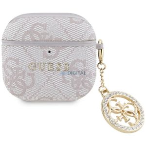 Guess GUA4P4E4CDP Strass Charm tok AirPods 4 - rózsaszín