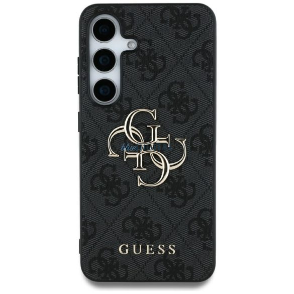 Guess GUHCS25L4GMGGR 4G PU Big Logo tok Samsung Galaxy S25 Ultra - fekete