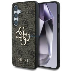   Guess GUHCS25S4GMGBR 4G PU Big Logo tok Samsung Galaxy S25 - barna