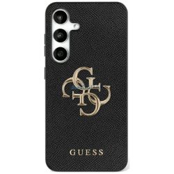   Guess GUHCS25LPGT4MBK PU Grained Big 4G and Classic Logo tok Samsung Galaxy S25 Ultra - fekete