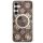 Guess GUHMS25LH4PYEEW IML Peony on 4G Background MagSafe-kompatibilis tok Samsung Galaxy S25 Ultra - barna Guess GUHMS25LH4PYEEW IML Peony on 4G Background MagSafe-kompatibilis tok Samsung Galaxy S25 Ultra - barna