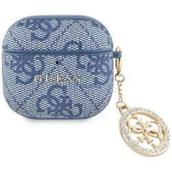 Guess GUA4P4E4CDB Strass Charm tok AirPods 4 - kék