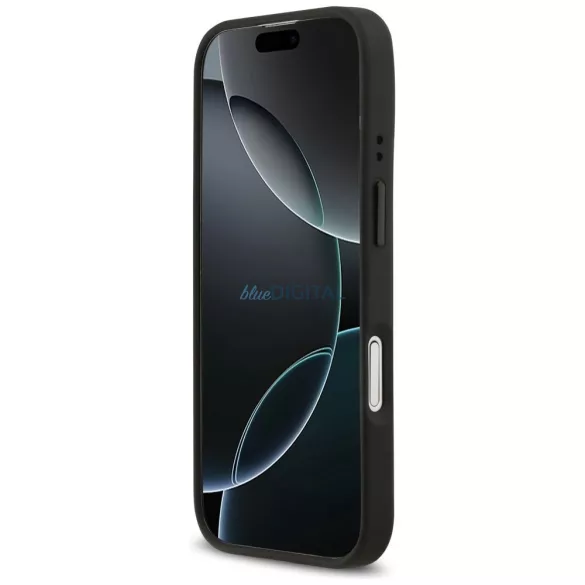 BMW tok az IPHONE 17-hez, kompatibilis a MagSafe BMHMP17S25PCPSKR (PU Perfotated Stripe Logo) piros