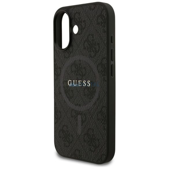 GUESS tok IPHONE 17 kompatibilis MagSafe GUHMP17SG4GFRK (PU 4G Ring Classic Logo) fekete