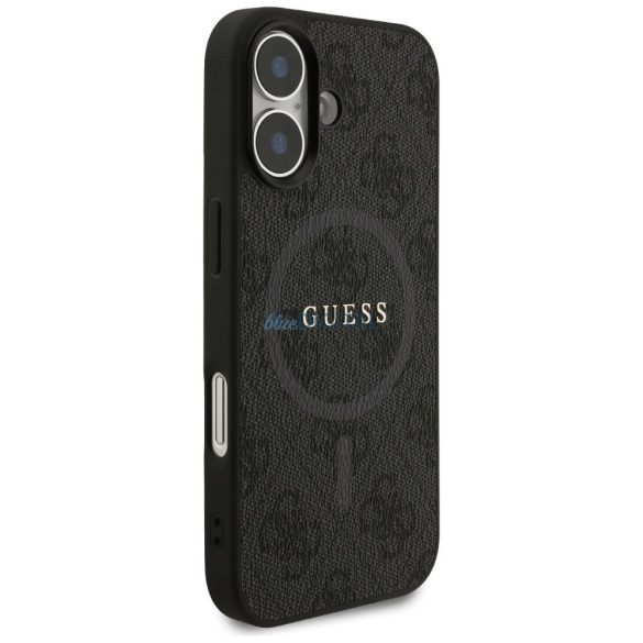 GUESS tok IPHONE 17 kompatibilis MagSafe GUHMP17SG4GFRK (PU 4G Ring Classic Logo) fekete