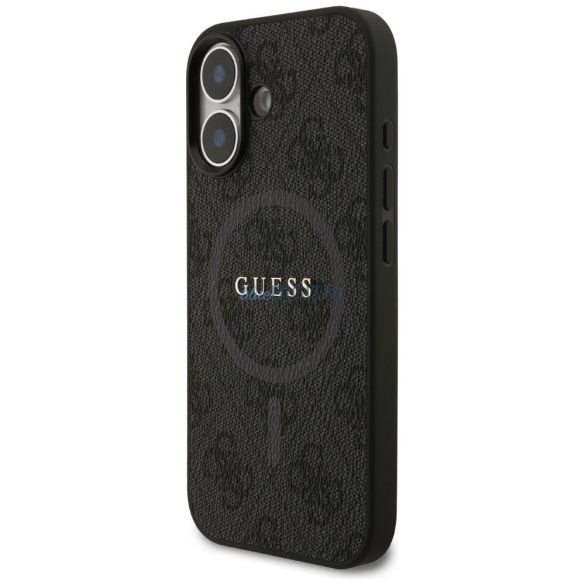 GUESS tok IPHONE 17 kompatibilis MagSafe GUHMP17SG4GFRK (PU 4G Ring Classic Logo) fekete