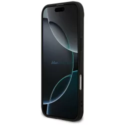   GUESS tok az IPHONE 17 Air készülékhez, kompatibilis a MagSafe készülékkel GUHMP17MG4GFRK (PU 4G Ring Classic Logo) fekete
